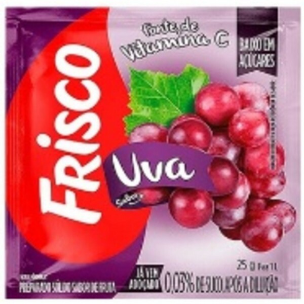 Suco em Pó FRISCO Uva - Pacote 25g