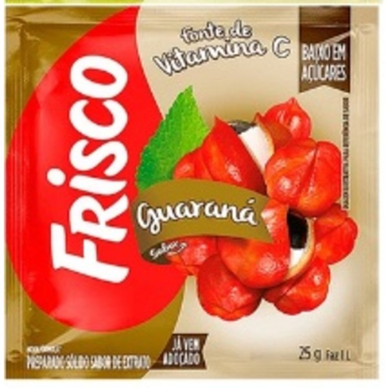 Suco em Pó FRISCO Guaraná - Pacote 25g