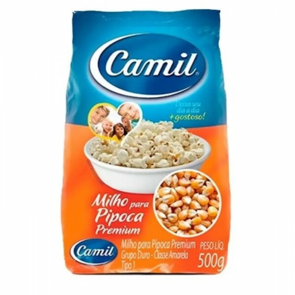 Milho Para Pipoca Premium Camil - Pacote 500g