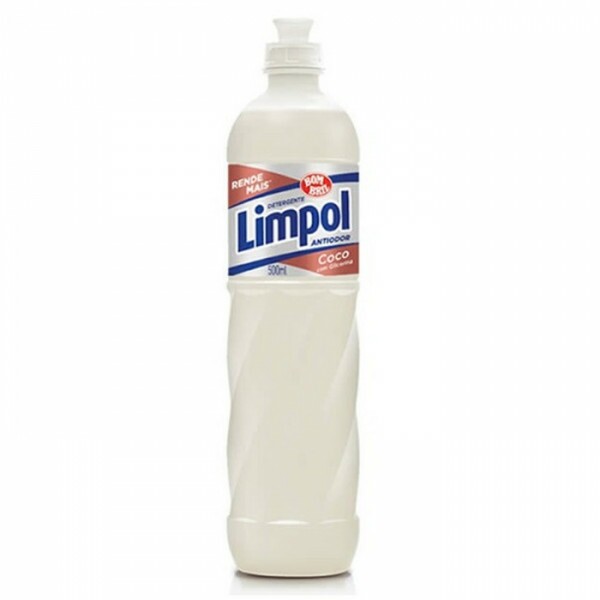 Detergente Líquido Coco Limpol - Frasco 500ml